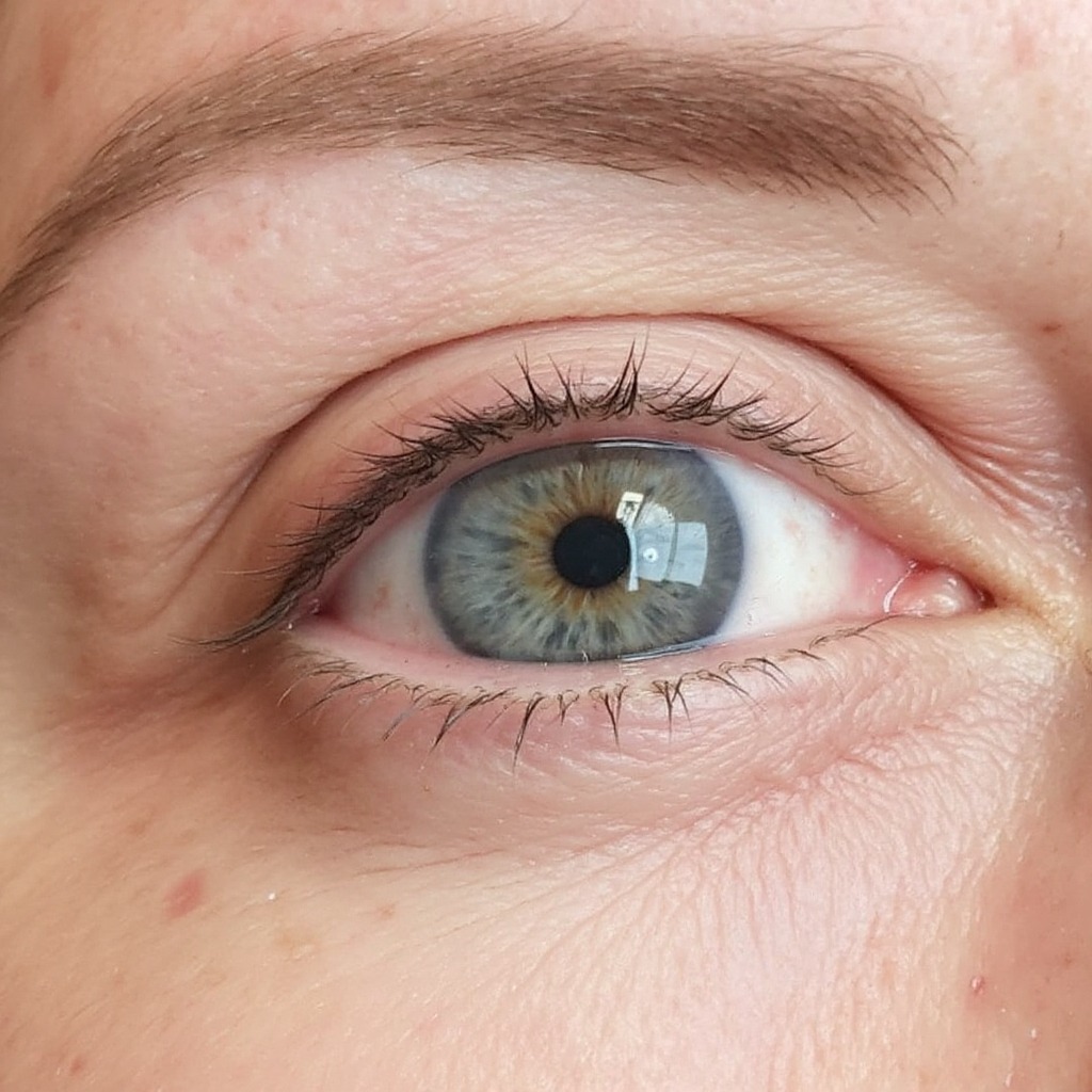 Classic eyeliner — medium skin — healed permanent makeup result preview
